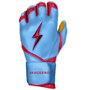 Bruce Bolt Batting Gloves | Medium | Baby Blue | Bader Series